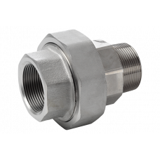 316L Union Conical m/f/ ASTM A 182, NPT 3000 Lbs 1/4"